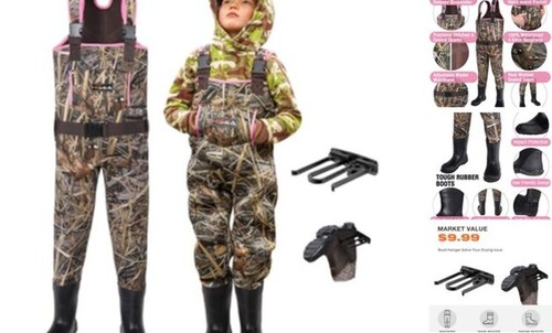 Kids chest waders for toddler - kids,