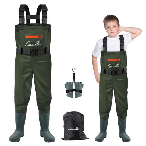 Kids chest bootfoot waders for - chest,
