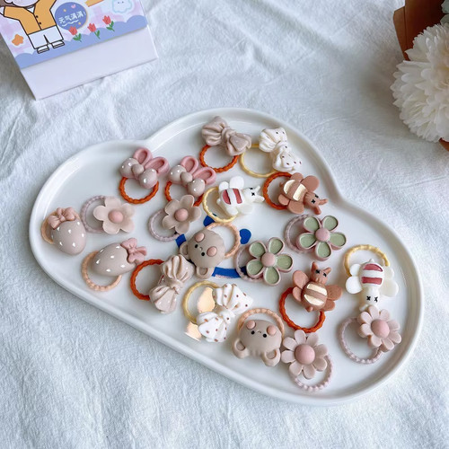 Kids bear hair rubber bands - kids',