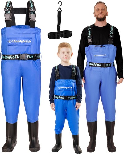 Kids waders with boots - with,