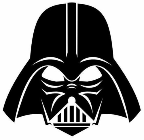 Darth wader vinyl sticker - wader,